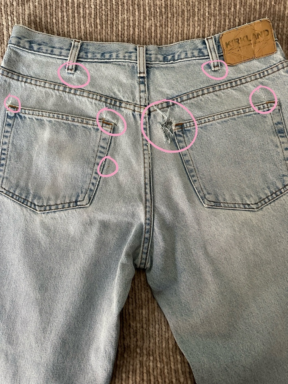 DENIM RECYCLE: Vintage Kirkland Relaxed fit men’s jeans